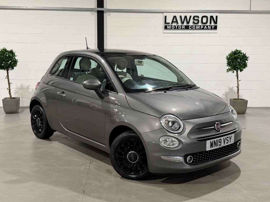 USED 2019 19 FIAT 500 1.2 Lounge Hatchback 3dr Petrol Manual Euro 6 (s/s) (69 bhp) 