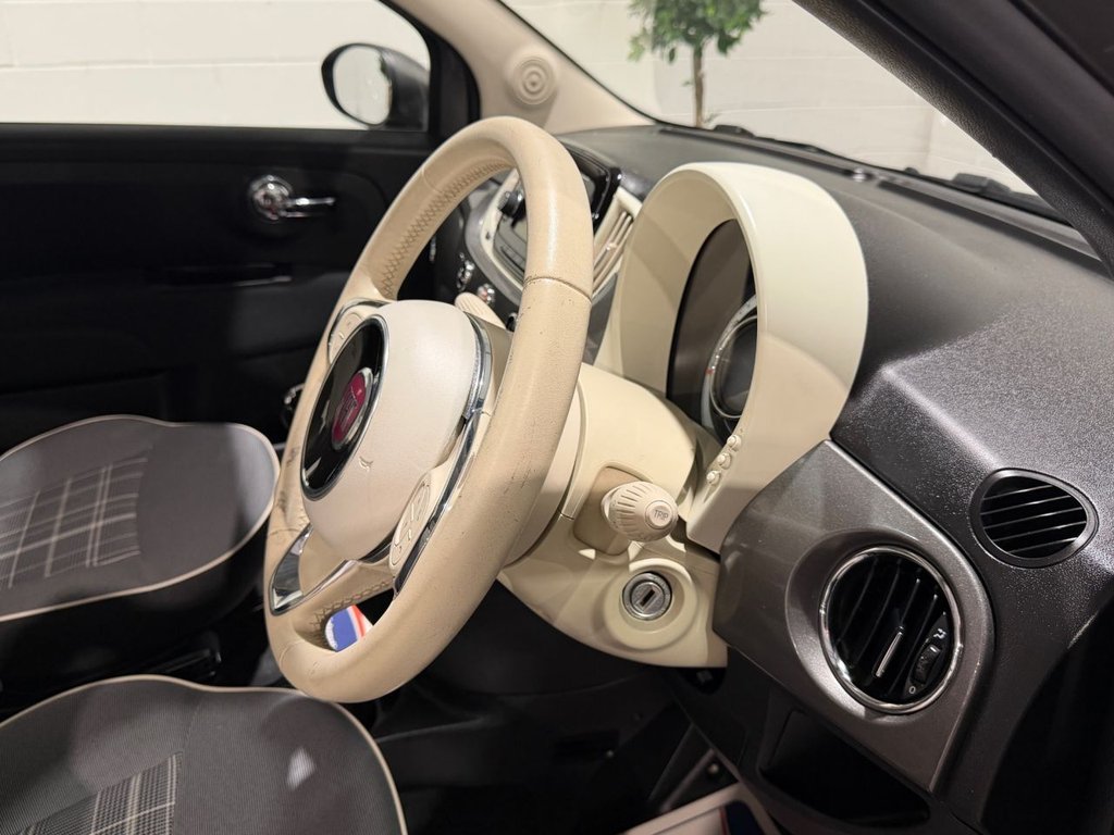 USED 2019 19 FIAT 500 1.2 Lounge Hatchback 3dr Petrol Manual Euro 6 (s/s) (69 bhp) 