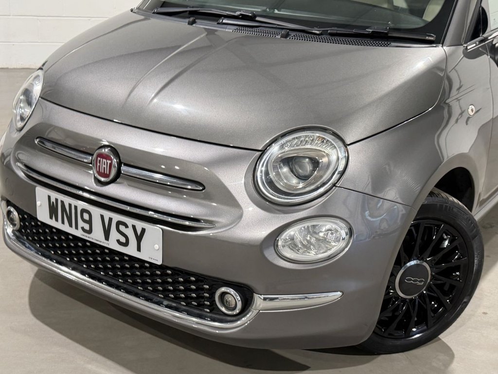 USED 2019 19 FIAT 500 1.2 Lounge Hatchback 3dr Petrol Manual Euro 6 (s/s) (69 bhp) 