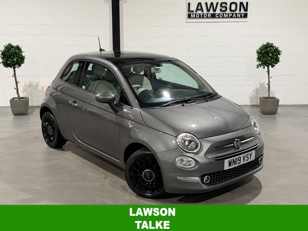 USED 2019 19 FIAT 500 1.2 Lounge Hatchback 3dr Petrol Manual Euro 6 (s/s) (69 bhp) 
