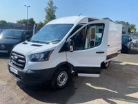 USED 2021 21 FORD TRANSIT 350 MWB MED/ROOF  L2 H2 EURO 6 BIGGER 170 bhp 0NE OWNER FROM NEW FULL MOT, 6 MONTHS WARRANTY, PX WELCOM