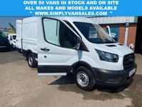 USED 2021 21 FORD TRANSIT 350 MWB MED/ROOF  L2 H2 EURO 6 BIGGER 170 bhp 0NE OWNER FROM NEW FULL MOT, 6 MONTHS WARRANTY, PX WELCOM
