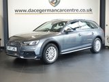 USED 2017 17 AUDI A4 ALLROAD 3.0 TDI V6 Estate 5dr Diesel Tiptronic quattro Euro 6 (s/s) (272 ps) HIGH SPECIFICATION 4 WHEEL DRIVE AUDI + COMES WITH A FULL SERVICE HISTORY + TECHNOLOGY PACKAGE + VIRTUAL COCKPIT DIGITAL DASH DISPLAY + SATELLITE NAVIGATION + REAR VIEW CAMERA + APPS CONTROL + BLUETOOTH CONNECTIVITY INCLUDING MEDIA STREAMING + AUTOMATIC BI XENON HEADLIGHTS + DAB DIGITAL RADIO + ECO STOP/START SYSTEM + THREE ZONE CLIMATE CONTROL + AIR CONDITIONING + LEATHER MULTIFUNCTIONAL LEATHER STEERING WHEEL WITH PADDLE SHIFT GEAR SELECT + SELECTABLE DRIVING MODES