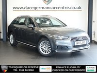 USED 2017 17 AUDI A4 ALLROAD 3.0 TDI V6 Estate 5dr Diesel Tiptronic quattro Euro 6 (s/s) (272 ps) HIGH SPECIFICATION 4 WHEEL DRIVE AUDI + COMES WITH A FULL SERVICE HISTORY + TECHNOLOGY PACKAGE + VIRTUAL COCKPIT DIGITAL DASH DISPLAY + SATELLITE NAVIGATION + REAR VIEW CAMERA + APPS CONTROL + BLUETOOTH CONNECTIVITY INCLUDING MEDIA STREAMING + AUTOMATIC BI XENON HEADLIGHTS + DAB DIGITAL RADIO + ECO STOP/START SYSTEM + THREE ZONE CLIMATE CONTROL + AIR CONDITIONING + LEATHER MULTIFUNCTIONAL LEATHER STEERING WHEEL WITH PADDLE SHIFT GEAR SELECT + SELECTABLE DRIVING MODES