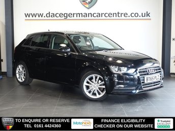 2015 AUDI A3 2.0 TDI SE Technik Sportback 5dr Diesel Manual Euro 6 (s/s) (150 ps) &pound;6970.00