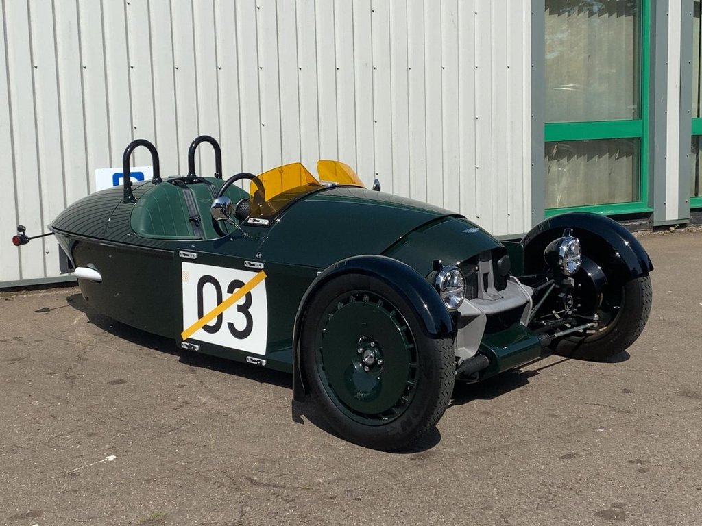 USED 2023 23 MORGAN SUPER 3 1497cc BIG SPEC+1OWNER+FMSH+JET GREEN