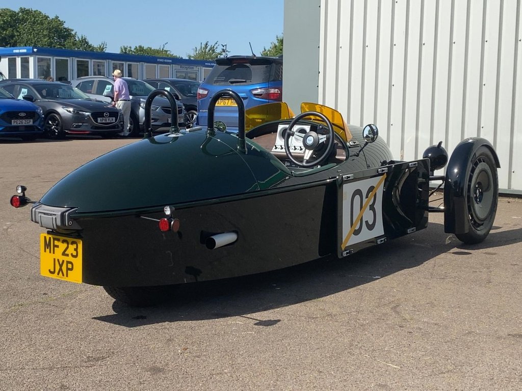 USED 2023 23 MORGAN SUPER 3 1497cc BIG SPEC+1OWNER+FMSH+JET GREEN