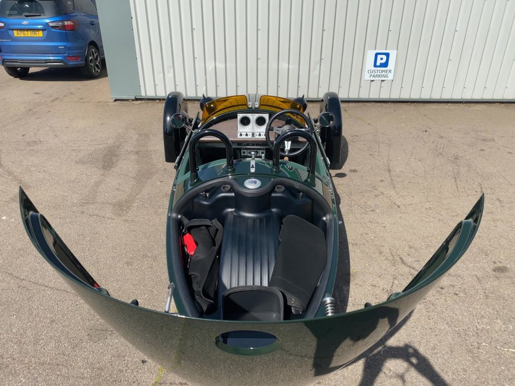 USED 2023 23 MORGAN SUPER 3 1497cc BIG SPEC+1OWNER+FMSH+JET GREEN
