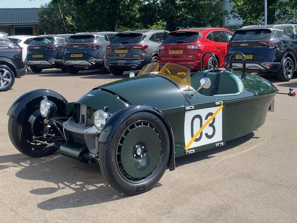 USED 2023 23 MORGAN SUPER 3 1497cc BIG SPEC+1OWNER+FMSH+JET GREEN