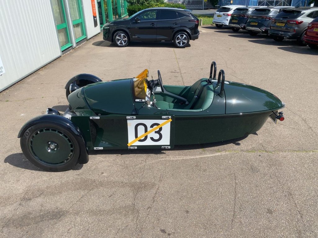 USED 2023 23 MORGAN SUPER 3 1497cc BIG SPEC+1OWNER+FMSH+JET GREEN