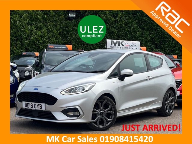 2018 FORD FIESTA 1.0T EcoBoost ST-Line Hatchback 3dr Petrol Manual Euro 6 (s/s) (100 ps) BD18OYB &pound;7395.00