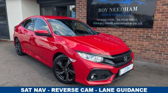2019 HONDA CIVIC 1.0 VTEC Turbo SR Hatchback 5dr Petrol Manual Euro 6 (s/s) (126 ps) &pound;9490.00