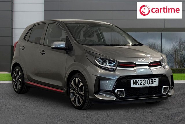 View our Kia Picanto 1.0 DPi GT-Line Hatchback 5dr Petrol Manual Euro 6 (s/s) (66 bhp) Reverse Camera, Android Auto / Apple CarPlay, Touchscreen, 16In Alloys, Electrically Folding Door Mirrors