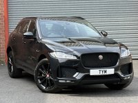 USED 2019 19 JAGUAR F-PACE 2.0 D180 Chequered Flag SUV 5dr Diesel Auto AWD Euro 6 (s/s) (180 ps) BLACKPACK+PANROOF+LOADED