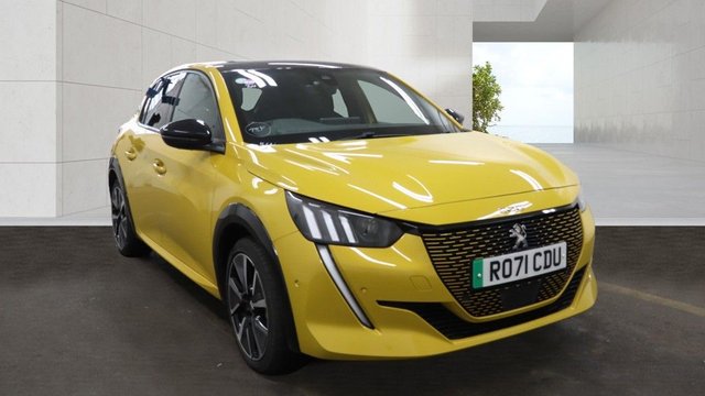 2021 71 PEUGEOT E-208 50kWh GT Hatchback 5dr Electric Auto (136 ps)+2 KEYS+1 FORMER KEEPER+FSH+NAV+HALF LEATHER SEATS+PARK CONTROL+PRIVACY+AIRCON+MEDIA+BLUETOOTH+DIGITAL DASH+ALLOYS+CRUISE 2 KEYS+1 FORMER KEEPER+FSH+NAV+HALF LEATHER SEATS+PARK CONTROL+PRIVACY+AIRCON+MEDIA+BLUETOOTH+DIGITAL DASH+ALLOYS+CRUISE+HPI CLEAR