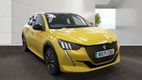 USED 2021 71 PEUGEOT E-208 50kWh GT Hatchback 5dr Electric Auto (136 ps)+2 KEYS+1 FORMER KEEPER+FSH+NAV+HALF LEATHER SEATS+PARK CONTROL+PRIVACY+AIRCON+MEDIA+BLUETOOTH+DIGITAL DASH+ALLOYS+CRUISE 2 KEYS+1 FORMER KEEPER+FSH+NAV+HALF LEATHER SEATS+PARK CONTROL+PRIVACY+AIRCON+MEDIA+BLUETOOTH+DIGITAL DASH+ALLOYS+CRUISE+HPI CLEAR