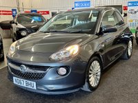 USED 2017 67 VAUXHALL ADAM 1.2i GLAM Hatchback 3dr Petrol Manual Euro 6 (70 ps) - PANORAMIC ROOF WITH BLIND -