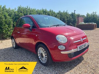 2012 FIAT 500 1.2 Lounge Hatchback 3dr Petrol Dualogic Euro 4 (69 bhp) &pound;4695.00
