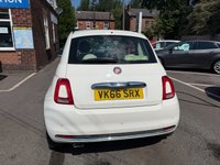 USED 2016 66 FIAT 500 1.2 ECO Lounge Hatchback 3dr Petrol Manual Euro 6 (s/s) (69 bhp) ** LOW TAX** **LOW INSURANCE**