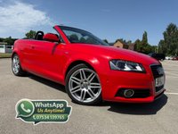 USED 2012 62 AUDI A3 CABRIOLET 2.0 TDI S line Convertible 2dr Diesel S Tronic Euro 5 (s/s) (140 ps) HEATED LEATHER SEATS, 12m MOT INCL.