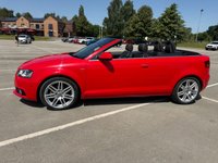 USED 2012 62 AUDI A3 CABRIOLET 2.0 TDI S line Convertible 2dr Diesel S Tronic Euro 5 (s/s) (140 ps) HEATED LEATHER SEATS, 12m MOT INCL.