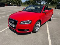 USED 2012 62 AUDI A3 CABRIOLET 2.0 TDI S line Convertible 2dr Diesel S Tronic Euro 5 (s/s) (140 ps) HEATED LEATHER SEATS, 12m MOT INCL.