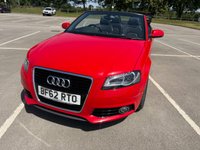 USED 2012 62 AUDI A3 CABRIOLET 2.0 TDI S line Convertible 2dr Diesel S Tronic Euro 5 (s/s) (140 ps) HEATED LEATHER SEATS, 12m MOT INCL.