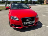 USED 2012 62 AUDI A3 CABRIOLET 2.0 TDI S line Convertible 2dr Diesel S Tronic Euro 5 (s/s) (140 ps) HEATED LEATHER SEATS, 12m MOT INCL.
