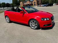 USED 2012 62 AUDI A3 CABRIOLET 2.0 TDI S line Convertible 2dr Diesel S Tronic Euro 5 (s/s) (140 ps) HEATED LEATHER SEATS, 12m MOT INCL.