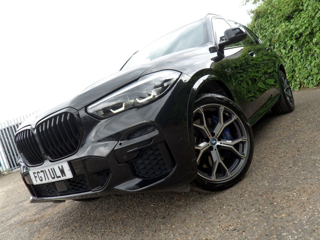 USED 2021 71 BMW X5 3.0 45e 24kWh M Sport SUV 5dr Petrol Plug-in Hybrid Auto xDrive Euro 6 (s/s) (394 ps) M-Sport Pro Pack - 21Inch Wheels