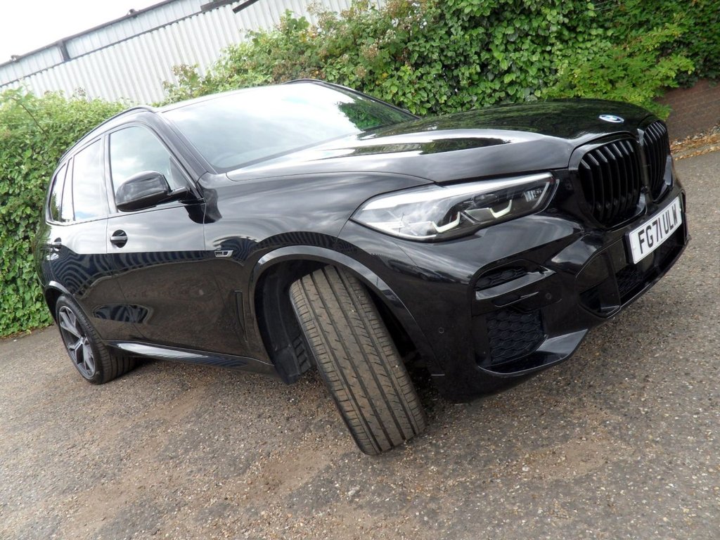 USED 2021 71 BMW X5 3.0 45e 24kWh M Sport SUV 5dr Petrol Plug-in Hybrid Auto xDrive Euro 6 (s/s) (394 ps) M-Sport Pro Pack - 21Inch Wheels
