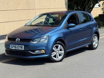 2016 VOLKSWAGEN POLO 1.2 TSI BlueMotion Tech Match Hatchback 5dr Petrol Manual Euro 6 (s/s) (90 ps) &pound;8995.00