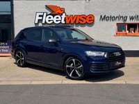 USED 2019 19 AUDI Q7 3.0 TDI V6 50 Black Edition SUV 5dr Diesel Tiptronic quattro Euro 6 (s/s) (286 ps) PAN ROOF, LEATHER, REAR CAMERA