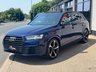 USED 2019 19 AUDI Q7 3.0 TDI V6 50 Black Edition SUV 5dr Diesel Tiptronic quattro Euro 6 (s/s) (286 ps) PAN ROOF, LEATHER, REAR CAMERA
