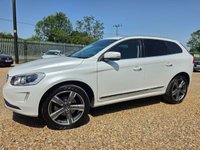 USED 2017 67 VOLVO XC60 2.4 D5 SE Lux Nav SUV 5dr Diesel Auto AWD Euro 6 (s/s) (220 ps) PEARL WHITE+SUNROOF+LEATHER+AUTO+BLIS+FSH