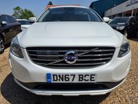 USED 2017 67 VOLVO XC60 2.4 D5 SE Lux Nav SUV 5dr Diesel Auto AWD Euro 6 (s/s) (220 ps) PEARL WHITE+SUNROOF+LEATHER+AUTO+BLIS+FSH