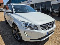 USED 2017 67 VOLVO XC60 2.4 D5 SE Lux Nav SUV 5dr Diesel Auto AWD Euro 6 (s/s) (220 ps) PEARL WHITE+SUNROOF+LEATHER+AUTO+BLIS+FSH