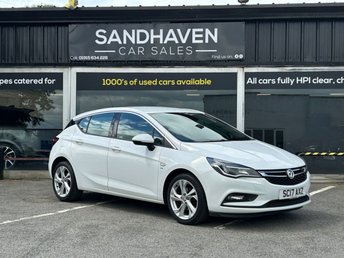 2017 VAUXHALL ASTRA 1.4i SRi Hatchback 5dr Petrol Manual Euro 6 (100 ps) &pound;4995.00