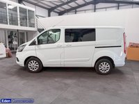 USED 2020 20 FORD TRANSIT CUSTOM 2.0 300 EcoBlue Limited Crew Van Double Cab L1 H1 Euro 6 (s/s) (6 Seat) (130 ps) AIR CON + 6 SEATS + EURO 6