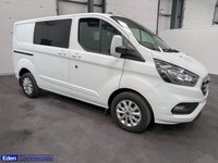 USED 2020 20 FORD TRANSIT CUSTOM 2.0 300 EcoBlue Limited Crew Van Double Cab L1 H1 Euro 6 (s/s) (6 Seat) (130 ps) AIR CON + 6 SEATS + EURO 6