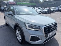 2022 AUDI Q2 Grey 1.5 TFSI 35 Sport SUV, 55,320 miles, Euro 6, Automatic, Virtual Cockpit, Sat nav, 17in Alloys, Air Conditioning, Rear sensors, ULEZ compliant. &pound;16499.00