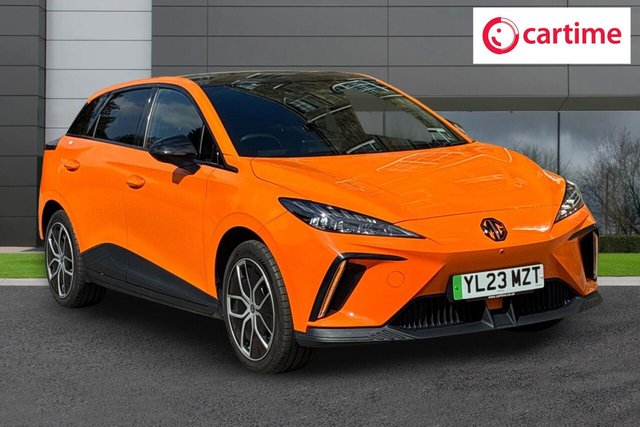 View our MG MG 4 64kWh Trophy Long Range Hatchback 5dr Electric Auto (203 ps) 360 Degree Parking Camera, Rear Parking Sensors, Android Auto / Apple CarPlay, Satellite Navigation, Touchscreen