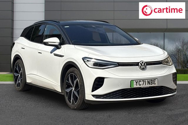 View our Volkswagen Id4 77kWh GTX SUV 5dr Electric Auto 4Motion (299 ps) App Connect, Assistance Pack, Driver Assistance Pack, Sport Pack, Infotainment Package Plus
