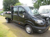 USED 2026 26 FORD TRANSIT 350 Transit T350 double cab Tipper 165ps Trend 7T  tow weight Trend Spec, Unregistered