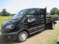 USED 2026 26 FORD TRANSIT 350 Transit T350 double cab Tipper 165ps Trend 7T  tow weight Trend Spec, Unregistered