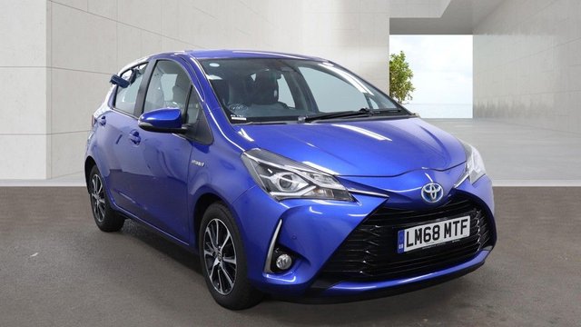 2018 68 TOYOTA YARIS 1.5 VVT-h Icon Tech Hatchback 5dr Petrol Hybrid E-CVT Euro 6 (s/s) (100 ps) 12 Months AA Breakdown - Free