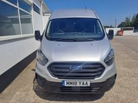 USED 2018 18 FORD TRANSIT CUSTOM 2.0 340 EcoBlue Panel Van 5dr Diesel Manual L2 H2 Euro 6 (130 ps) 