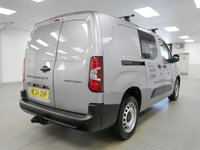 USED 2024 24 PEUGEOT PARTNER 1.5 BLUEHDI 100 BHP 850KG LONG PROFESSIONAL 5 SEATER CREWCAB FACELIFT | 5 SEATS | SAT NAV | AIR CON