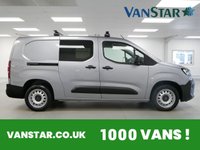USED 2024 24 PEUGEOT PARTNER 1.5 BLUEHDI 100 BHP 850KG LONG PROFESSIONAL 5 SEATER CREWCAB FACELIFT | 5 SEATS | SAT NAV | AIR CON