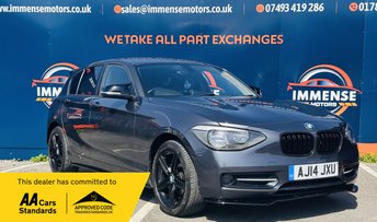 2014 BMW 1 SERIES 1.6 116i Sport Hatchback 5dr Petrol Manual Euro 6 (s/s) (136 ps) &pound;4295.00